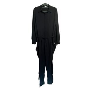 Vanessa Bruno Black Belted Jumpsuit